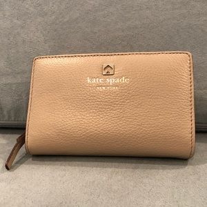 Tan/Cream Kate Spade Wallet